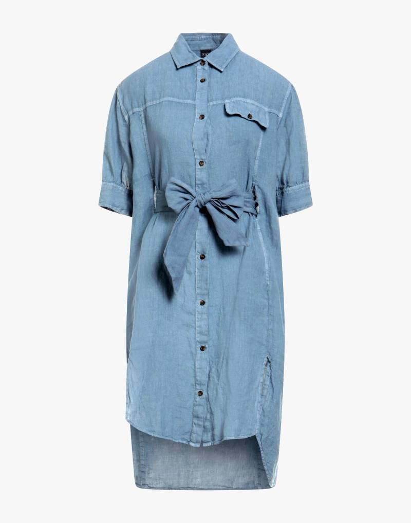 FAY Mini-kleid Damen Blaugrau von FAY