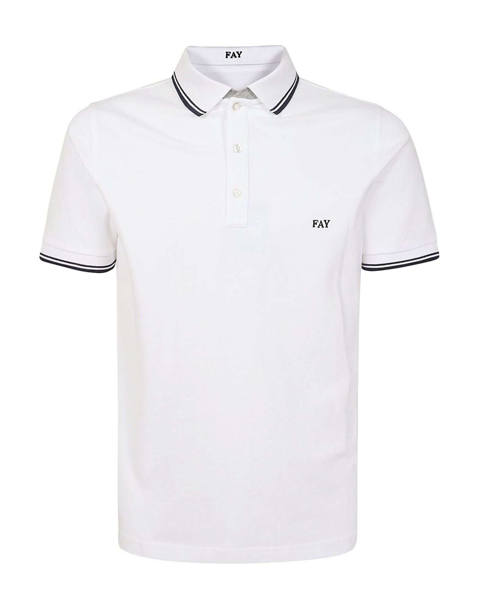 FAY Poloshirt Herren Weiß von FAY