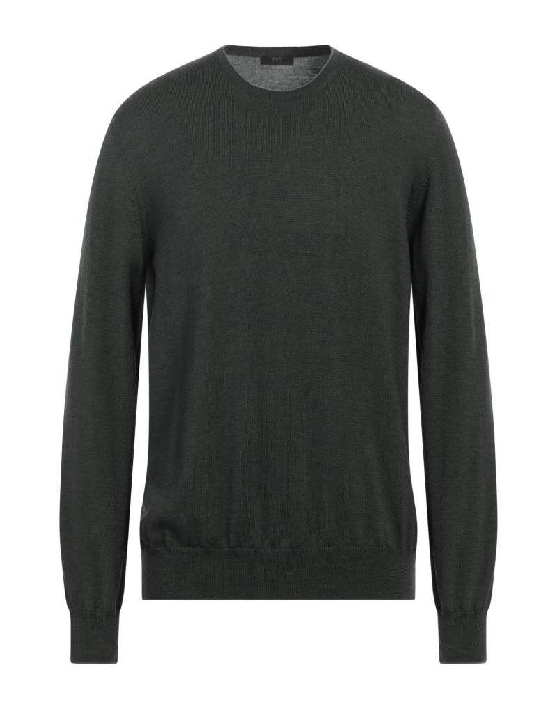 FAY Pullover Herren Dunkelgrün von FAY