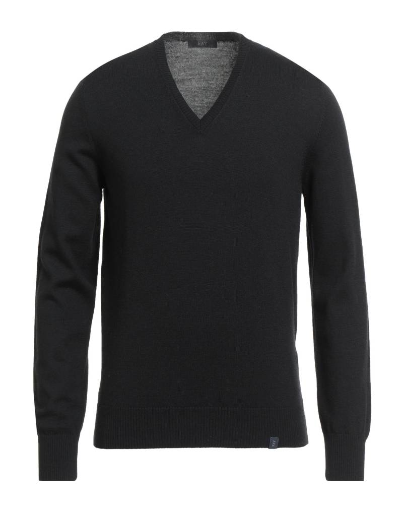 FAY Pullover Herren Schwarz von FAY