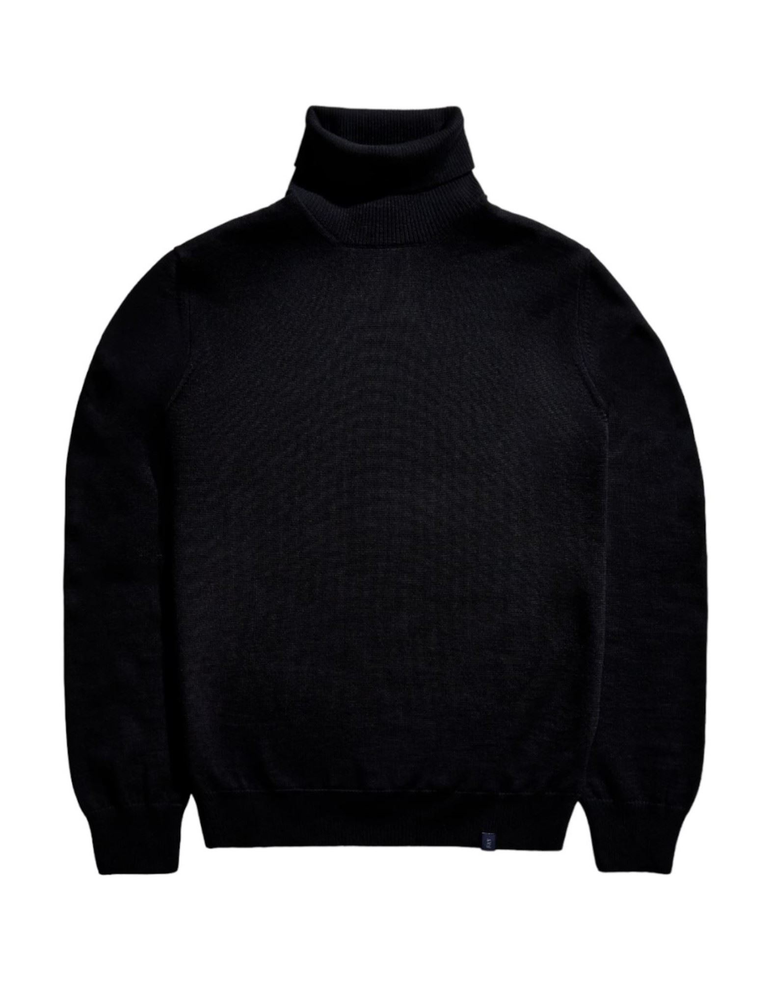 FAY Rollkragenpullover Herren Schwarz von FAY