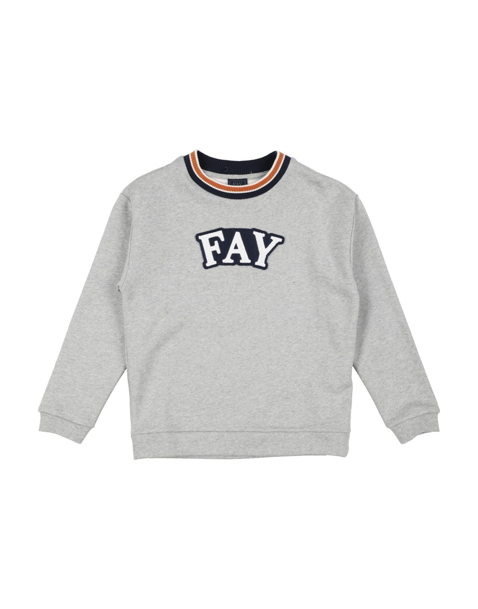 FAY Sweatshirt Kinder Hellgrau FAY Sweatshirt Kinder Hellgrau von FAY