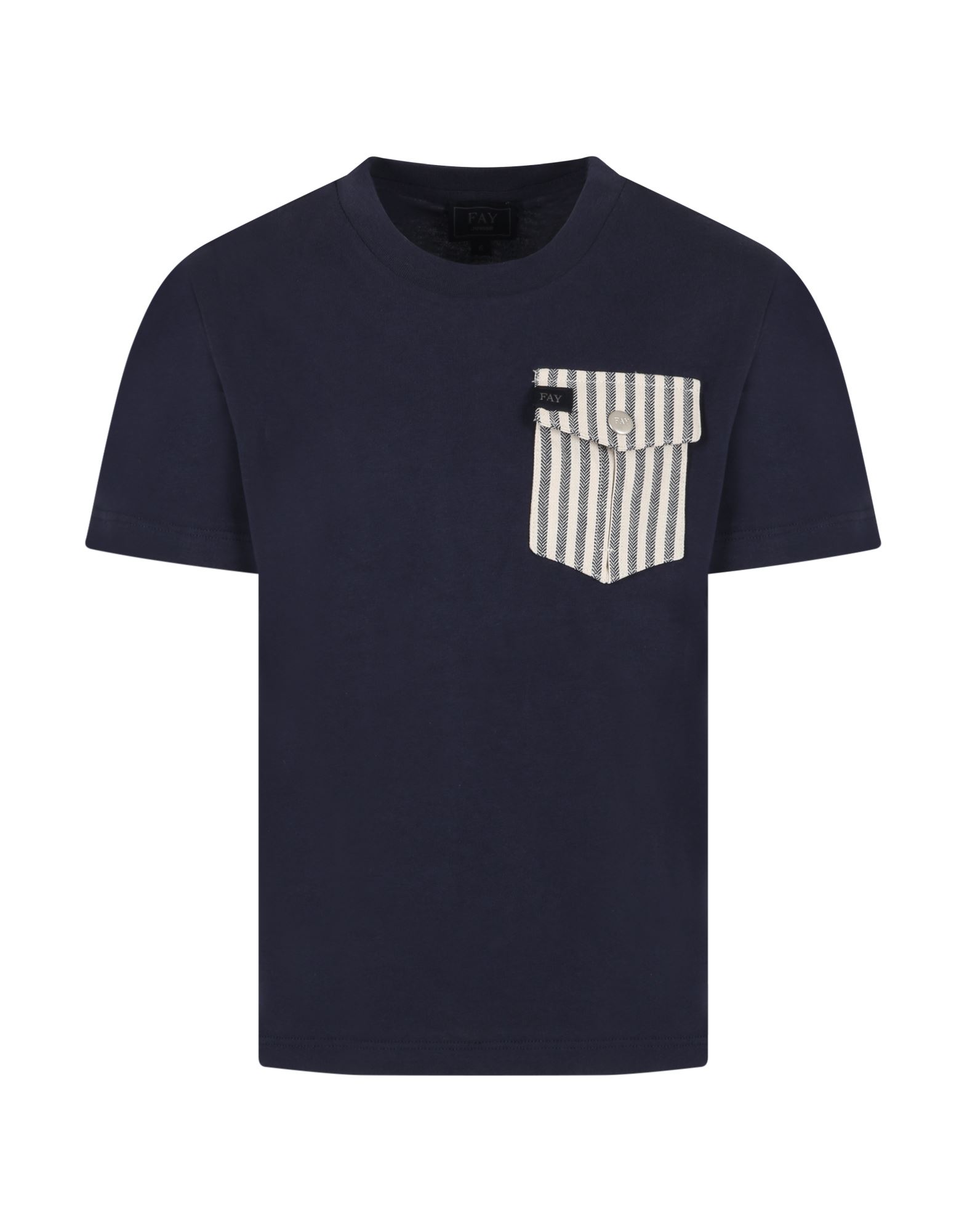 FAY T-shirts Herren Blau von FAY