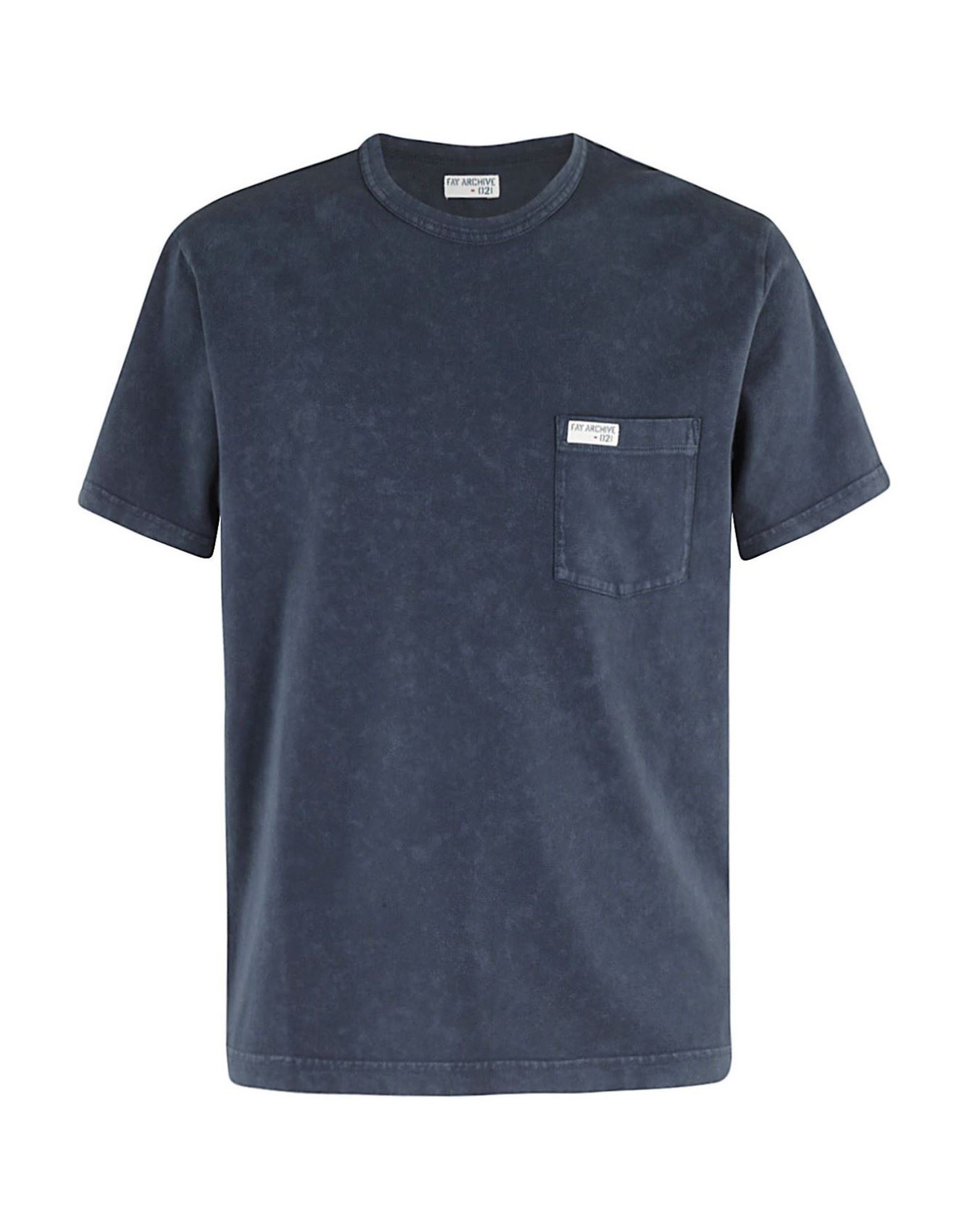 FAY T-shirts Herren Blau von FAY