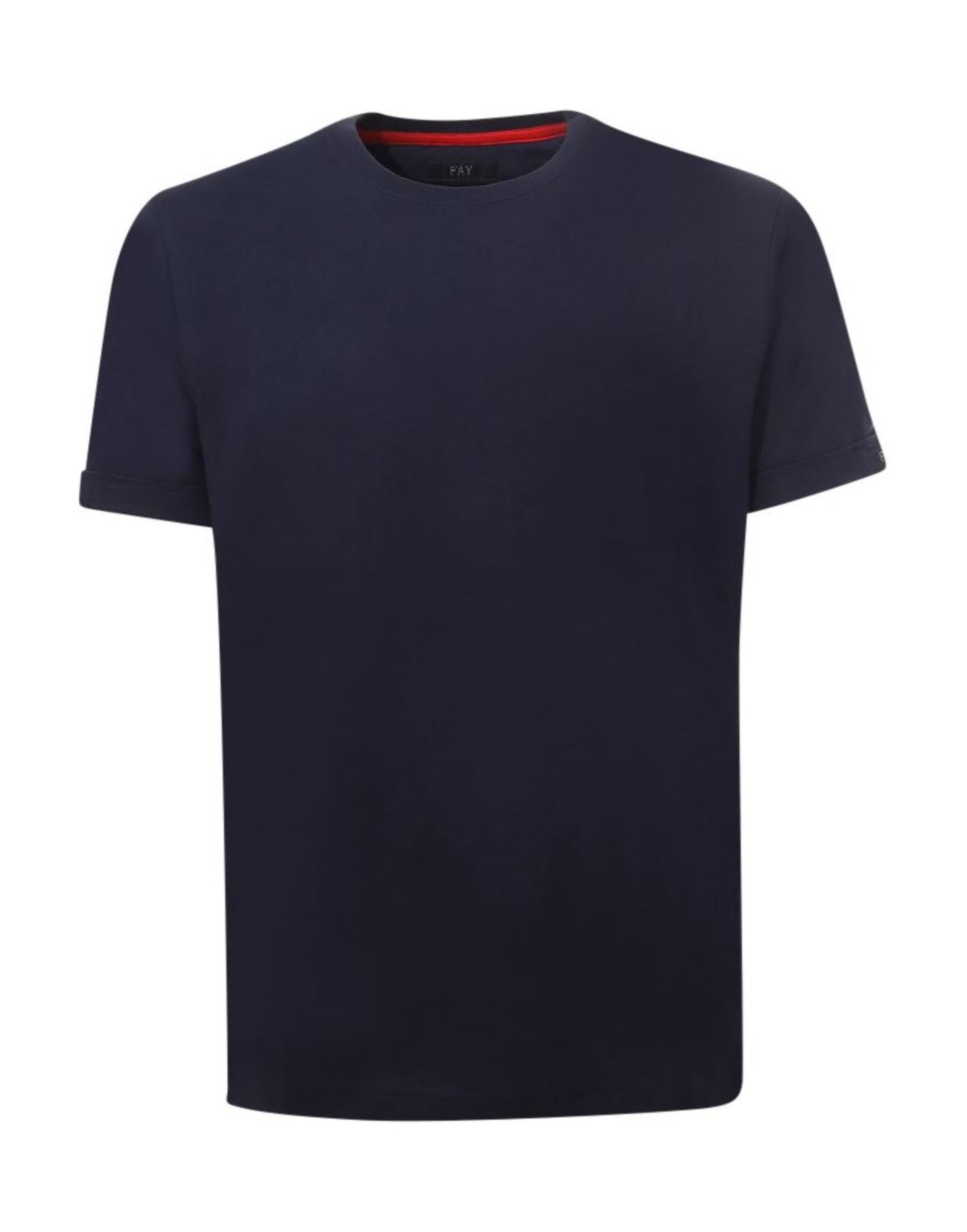 FAY T-shirts Herren Marineblau von FAY