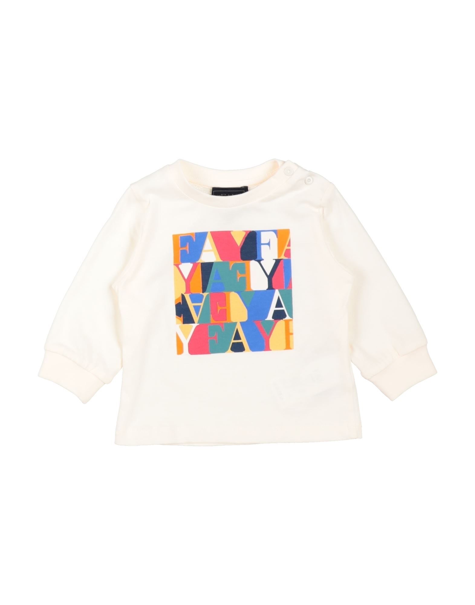 FAY T-shirts Kinder Cremeweiß von FAY