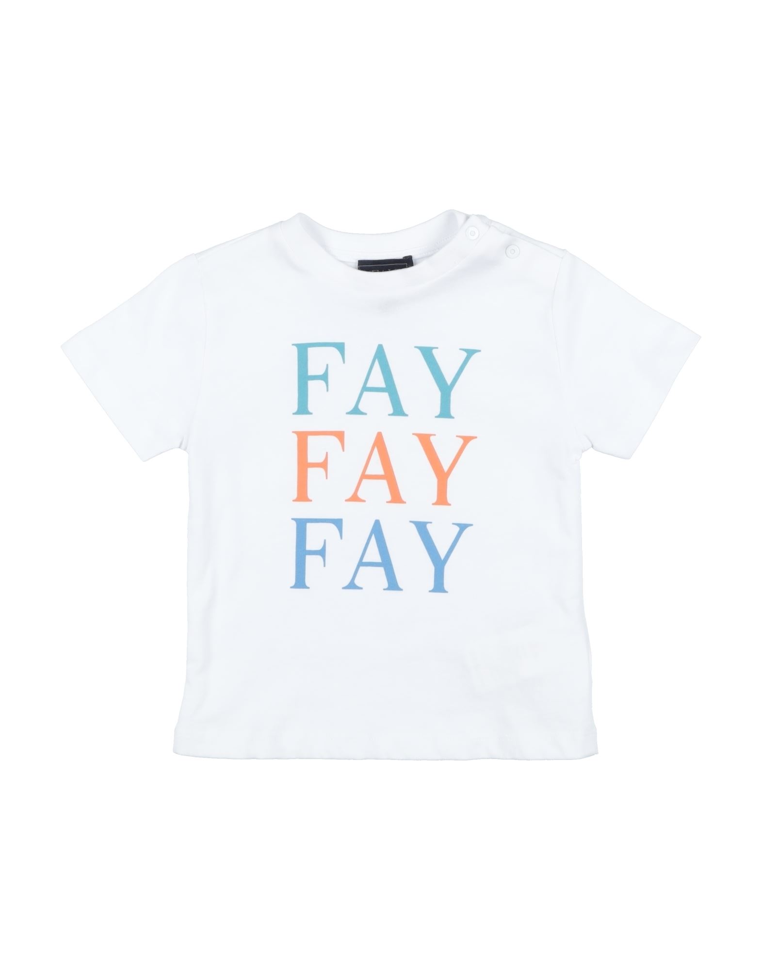 FAY T-shirts Kinder Weiß von FAY