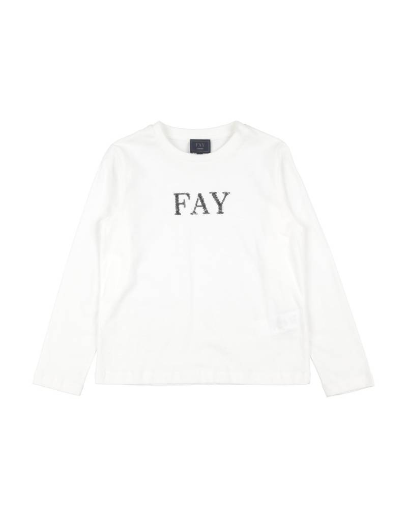 FAY T-shirts Kinder Weiß von FAY