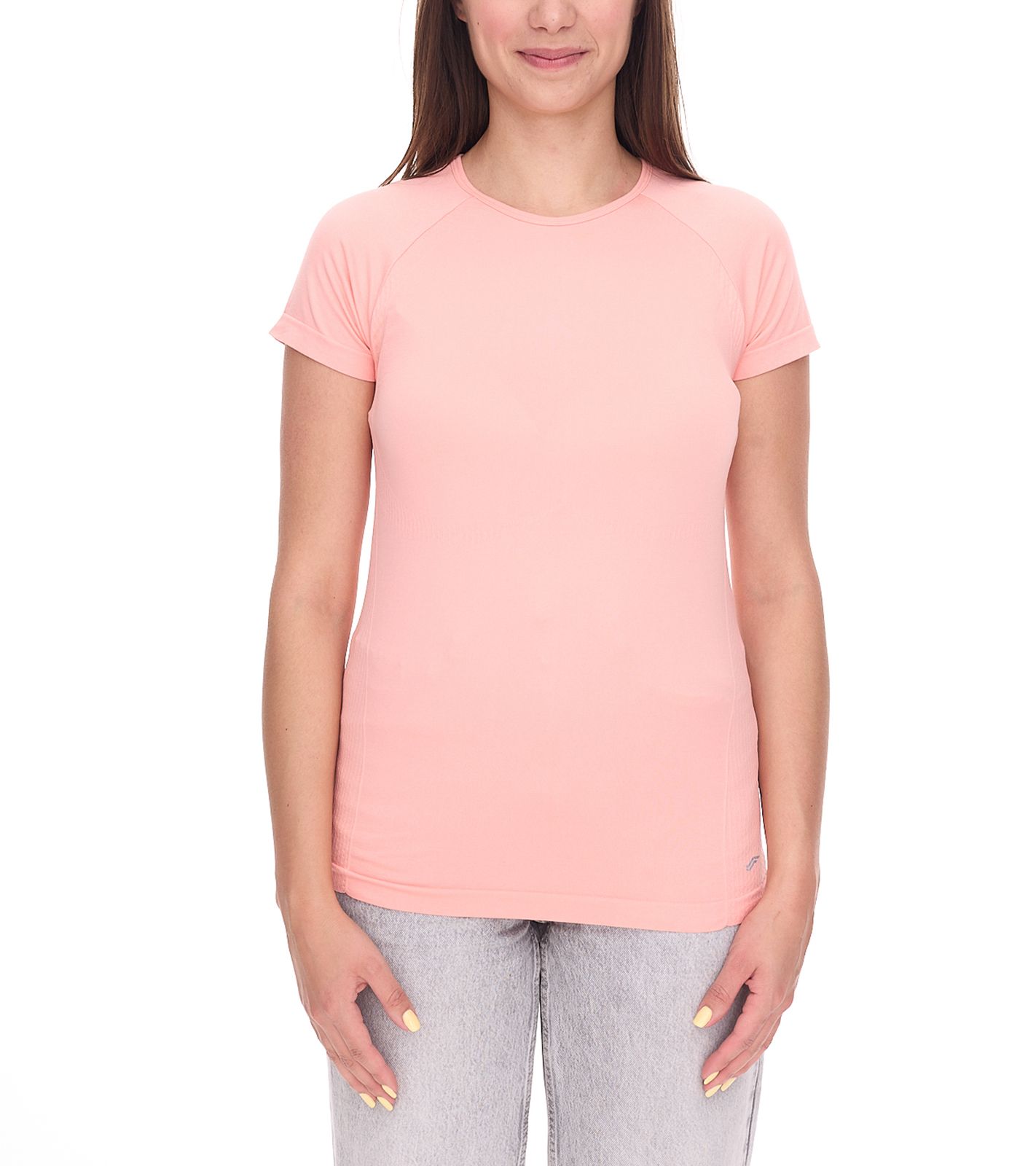 FAYN SPORTS Damen Sport-Top atmungsaktives und schweißtransportierendes Trainings-Shirt 73022200 Lachs-Rosa von FAYN SPORTS