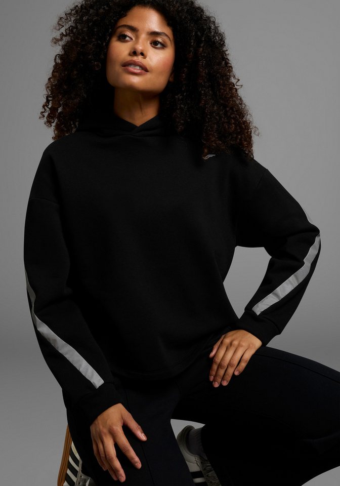 FAYN SPORTS Kapuzensweatshirt Weiches oversized Sweatshirt mit Reflektorstreifen und Kapuze. von FAYN SPORTS