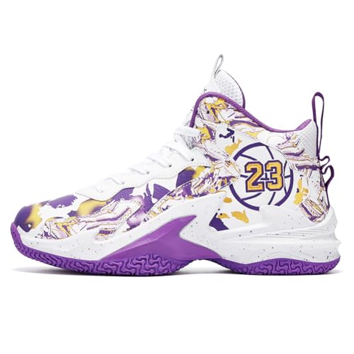 Basketballschuhe für Herren, modisch, bedruckt, Violett, 40 EU Basketballschuhe für Herren, modisch, bedruckt, Violett, 40 EU von FAZITIAO