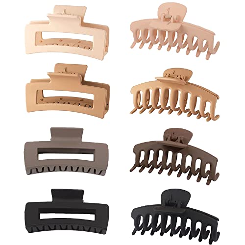 Haarklammer Groß Claw Clips Matte Banane Große Haarklammern Damen Dickes Haar,Starke Halt Kieferklammern 4 Quadratische Haarklammern 4 Helle Acryl Haarklammern Mode Haarzubehör für Frauen Haarklammer Groß Claw Clips Matte Banane Große Haarklammern Damen Dickes Haar,Starke Halt Kieferklammern 4 Quadratische Haarklammern 4 Helle Acryl Haarklammern Mode Haarzubehör für Frauen von FAZKAR