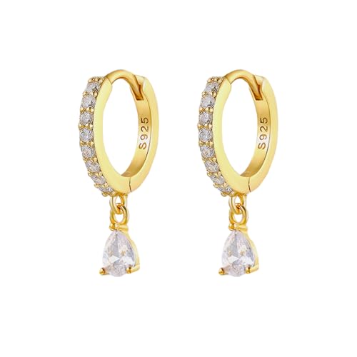 Ohrringe Gold Hängend Goldene Ohrringe Damen 1 Pair Ohrringe Hängend Gold Wassertropfen Hypoallergic Ohrringe für Mädchen Frauen 12mm Ohrringe Gold Hängend Goldene Ohrringe Damen 1 Pair Ohrringe Hängend Gold Wassertropfen Hypoallergic Ohrringe für Mädchen Frauen 12mm von FAZKAR