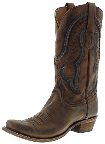 Corral Boots Herren Cowboy Stiefel A3479 Gold Westernstiefel Lederstiefel Braun 42 EU von FB Fashion Boots