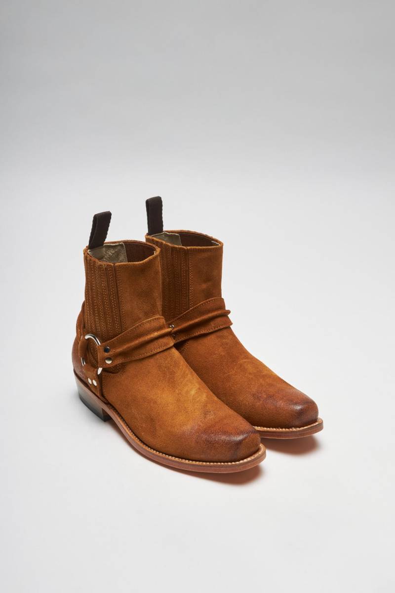 FB Fashion Boots B2650BF Braun Bikerstiefelette von FB Fashion Boots