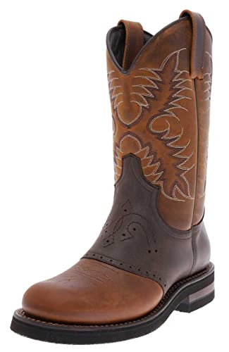 FB Fashion Boots Damen Cowboy Stiefel Roper-S II Westernreitstiefel Damenstiefel Braun 37 EU von FB Fashion Boots