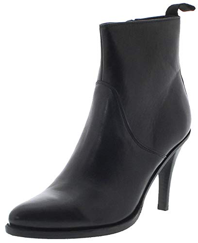 FB Fashion Boots Damen Stiefelette Eva Negro Stiletto Lederschuhe Schwarz 40 EU von FB Fashion Boots
