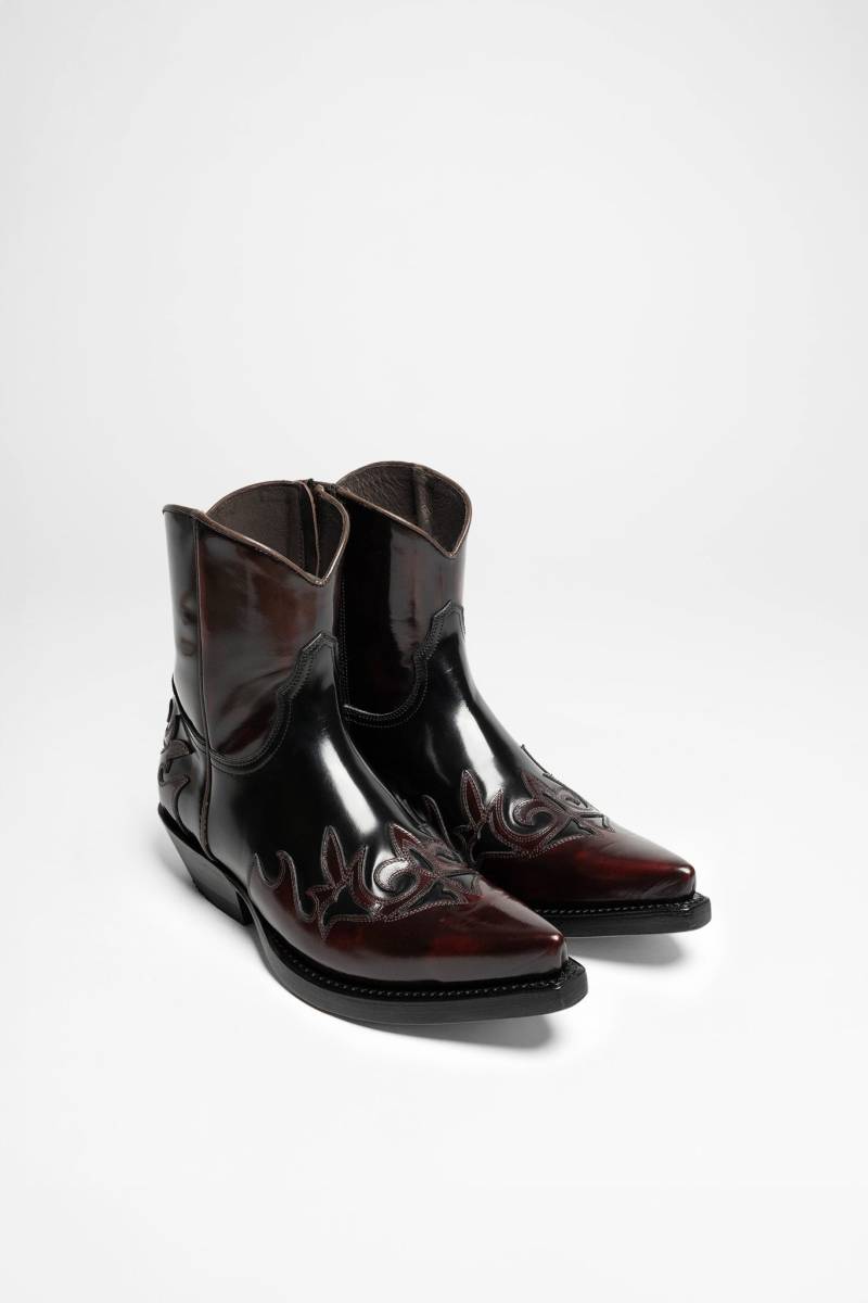 FB Fashion Boots EMILIO Unisex Schwarz Rot von FB Fashion Boots