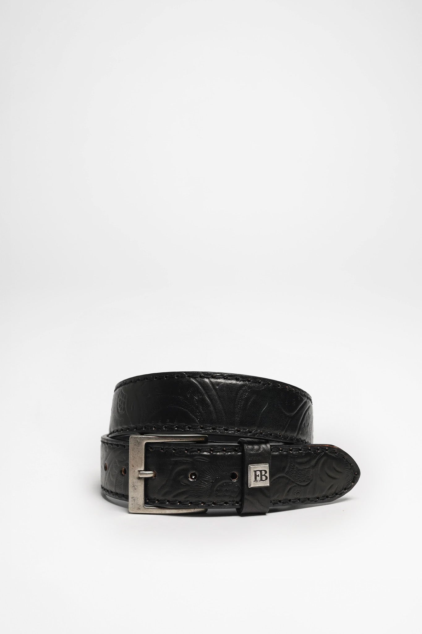 FB Fashion Boots FG5855 Ledergürtel Schwarz von FB Fashion Boots