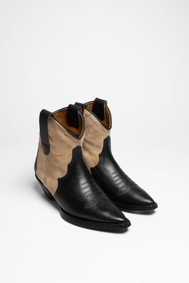 FB Fashion Boots PAULA Damen Schwarz Beige von FB Fashion Boots