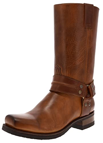 FB Fashion Boots Unisex Biker Boots Blues HIGH Loren Braun Bikerstiefel Lederstiefel 43 EU FB Fashion Boots Unisex Biker Boots Blues HIGH Loren Braun Bikerstiefel Lederstiefel 43 EU von FB Fashion Boots