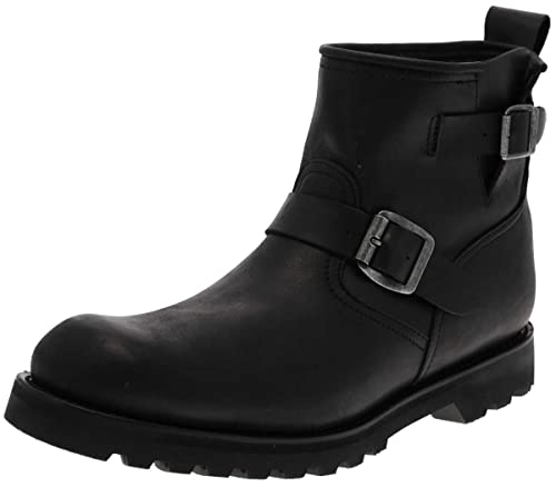 FB Fashion Boots Unisex Biker Boots Roadtrip Low Engineerstiefel Bikerstiefel Schwarz 41 EU von FB Fashion Boots