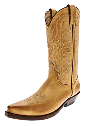 FB Fashion Boots Unisex Cowboy Stiefel ARLO Cuero Westernstiefel Braun 37 EU von FB Fashion Boots