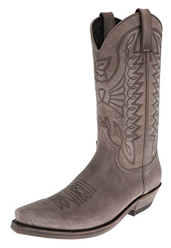 FB Fashion Boots Unisex Cowboy Stiefel ARLO Testa Westernstiefel Lederstiefel Braun 44 EU von FB Fashion Boots