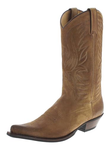 Fashion Boots BU1006 Afelpado Noche Westernstiefel für Damen und Herren Beige, Groesse:38 von FB Fashion Boots