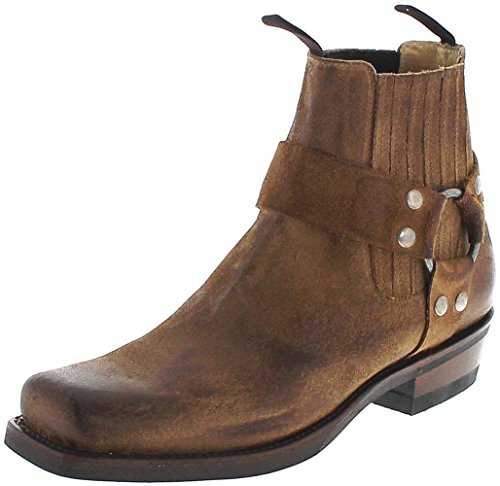 Fashion Boots BU2003 Noche Stiefelette für Damen und Herren Braun Bikerstiefelette, Groesse:40 von FB Fashion Boots
