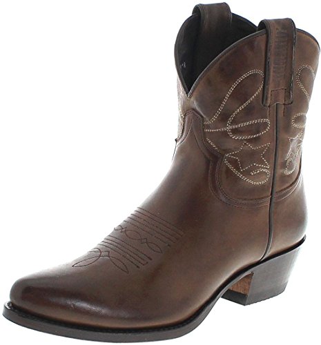 Mayura Boots Damen Cowboy Stiefel 2374 Alcatrao Lederstiefelette Lederschuhe Braun 37 EU von FB Fashion Boots