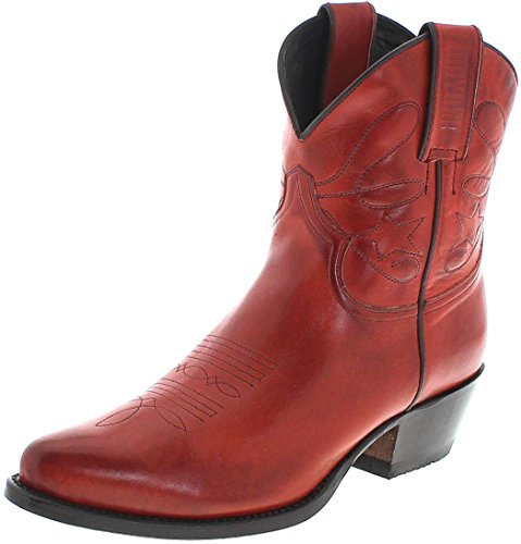 Mayura Boots Damen Cowboy Stiefel 2374 Rojo Lederstiefelette Lederschuhe Rot 36 EU von FB Fashion Boots