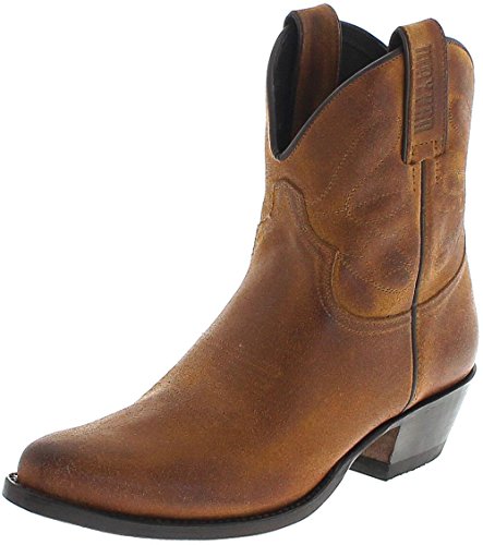 Mayura Boots Damen Cowboy Stiefel 2374 Whisky Lederstiefelette Lederschuhe Braun 39 EU von FB Fashion Boots