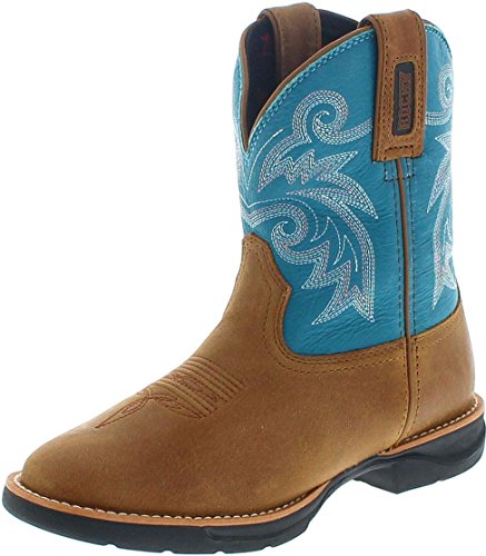 Rocky Boots Damen Cowboy Stiefel RKW0219 Westernreitstiefel Lederstiefel Braun 40.5 EU von FB Fashion Boots