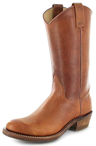 Sendra Boots Damen Cowboy Stiefel 5588 Tang Lederstiefel Braun 37 EU von FB Fashion Boots