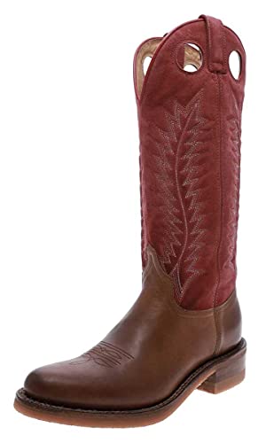 Sendra Boots Damen Stiefel 17617 Westernreitstiefel Buckaroo Lederstiefel Braun 41 von FB Fashion Boots