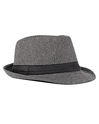 FBBULES Fedora Hut Damen Herrenhüte Breiter Krempe Filzhut Panama Hut Filzhut Winterhut Wintermütze Trilby Hüte Klassische Outdoorhut für Hochzeit Talent Show Performance Grau FBBULES Fedora Hut Damen Herrenhüte Breiter Krempe Filzhut Panama Hut Filzhut Winterhut Wintermütze Trilby Hüte Klassische Outdoorhut für Hochzeit Talent Show Performance Grau von FBBULES