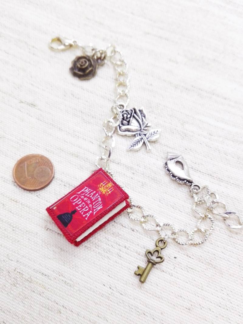 Phantom Buch Der Oper Armbänder, Personalisierte Meister Geschenk von FBBookbinding