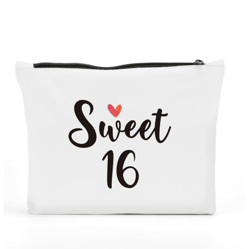 FBCCZEY Lustige Geburtstagsgeschenke für Frauen, süße Geschenke, Make-up-Tasche, Happy Birthday-Party-Dekorationen für sie, Make-up-Tasche, Geburtstagsgeschenke für Frauen, Kosmetiktasche, G16, von FBCCZEY