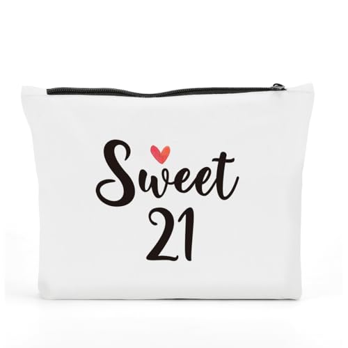 FBCCZEY Lustige Geburtstagsgeschenke für Frauen, süße Geschenke, Make-up-Tasche, Happy Birthday-Party-Dekorationen für sie, Make-up-Tasche, Geburtstagsgeschenke für Frauen, Kosmetiktasche, G21, von FBCCZEY