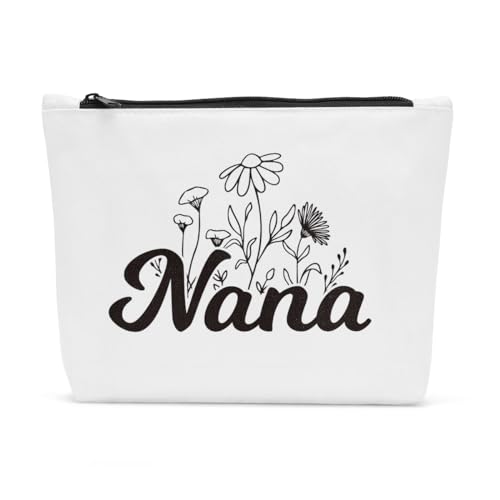 FBCCZEY Make-up-Tasche zum Muttertag, Geburtstag, Muttertag, Geburtstag, Geschenkideen, Make-up-Tasche für Damen und Herren, Nana1, 10*7.5*2 inch von FBCCZEY