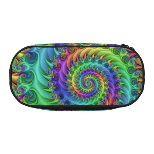 FBGHHTY Vielseitiges Federmäppchen mit Batikdruck, großes Fassungsvermögen, für Schule, Studenten, Teenager, Reisende, den täglichen Gebrauch von FBGHHTY