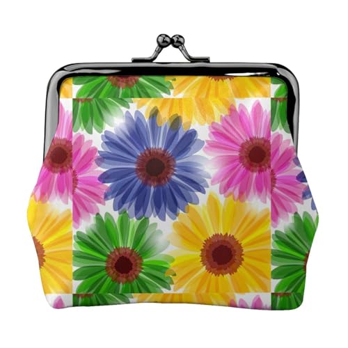 Münzbörse mit buntem Blumendruck, für Damen, kompakt, Kussschloss, Münztasche, Reißverschluss, Reisen, Einkaufen, Geschenk Münzbörse mit buntem Blumendruck, für Damen, kompakt, Kussschloss, Münztasche, Reißverschluss, Reisen, Einkaufen, Geschenk von FBGHHTY