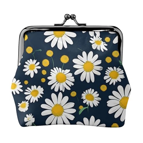 Münzgeldbörse mit Blumenmuster und Gänseblümchenmuster, kompakt, Kussschloss, Münztasche, Reißverschluss, Reisen, Einkaufen, Geschenk Münzgeldbörse mit Blumenmuster und Gänseblümchenmuster, kompakt, Kussschloss, Münztasche, Reißverschluss, Reisen, Einkaufen, Geschenk von FBGHHTY