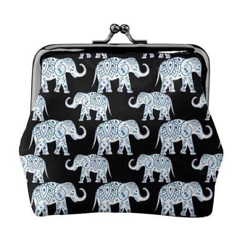 Münzgeldbörse mit Elefanten-Motiv, kompakt, Kussschloss, Münztasche, Reißverschluss, Reisen, Einkaufen, Geschenk Münzgeldbörse mit Elefanten-Motiv, kompakt, Kussschloss, Münztasche, Reißverschluss, Reisen, Einkaufen, Geschenk von FBGHHTY
