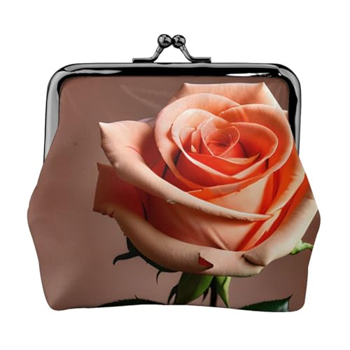 Münzgeldbörse mit Rosen-Aufdruck, für Damen, kompakt, Kussschloss, Münztasche, Reißverschluss, Reisen, Einkaufen, Geschenk Münzgeldbörse mit Rosen-Aufdruck, für Damen, kompakt, Kussschloss, Münztasche, Reißverschluss, Reisen, Einkaufen, Geschenk von FBGHHTY
