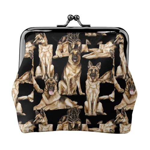 Münzgeldbörse mit deutschem Schäferhund, kompakt, Kussschloss, Münzbeutel, Reißverschluss, Reisen, Einkaufen, Geschenk Münzgeldbörse mit deutschem Schäferhund, kompakt, Kussschloss, Münzbeutel, Reißverschluss, Reisen, Einkaufen, Geschenk von FBGHHTY
