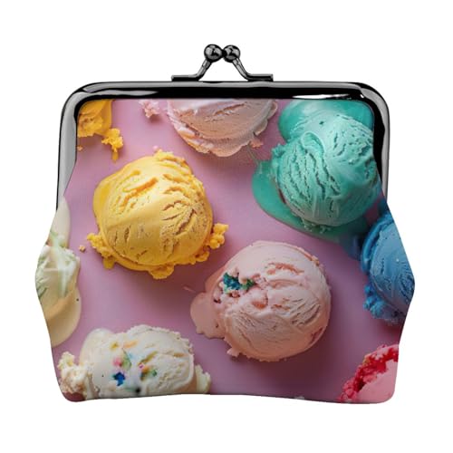 Münzgeldbörse mit vielen farbigen Eiscreme-Aufdruck, kompakt, Kussschloss, Münzbeutel, Reißverschluss, Reisen, Einkaufen, Geschenk Münzgeldbörse mit vielen farbigen Eiscreme-Aufdruck, kompakt, Kussschloss, Münzbeutel, Reißverschluss, Reisen, Einkaufen, Geschenk von FBGHHTY