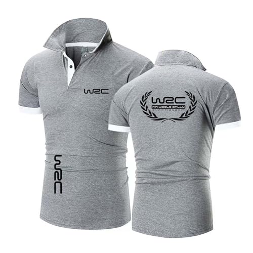 Poloshirts Für Herren Mit Knöpfen Kurzärmlig Für W.R.C Bequeme T-Shirts Im Sportstyle Mit Halblangen Ärmeln Und Kragen Tennis Stretch T-Shirt-QHS||xx_l von FBWZSAG
