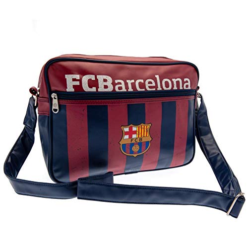 *Exclusiv* FC Barcelona Schultertasche Tasche Umhängetasche 35x11x25cm LEDER LOOK von FC Barcelona